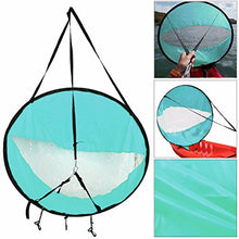 Load image into Gallery viewer, Wingbind Downwind Wind Sail Paddle Board for Kayak Boat Sailboat Canoe Foldable Inflatables Boats Durable UV Protection-Blue
