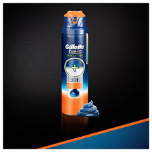 Load image into Gallery viewer, Gillette Fusion ProGlide Sensitive 2 in 1 Shave Gel, Active Sport, Pack of 2, 12 oz each
