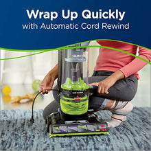 Load image into Gallery viewer, BISSELL Cleanview Rewind Pet Deluxe Upright Vacuum Cleaner, 24899, Green
