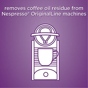 Urnex Nespresso Machine Descaler and Cleaner - 2 Step Descaling and Cleaning Kit