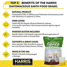 Load image into Gallery viewer, HARRIS Diatomaceous Earth Food Grade, 5lb with Powder Duster Included in The Bag
