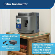 Load image into Gallery viewer, PetSafe Wireless Fence Extra Transmitter, Increase Your Existing Wireless Fence Boundary – Pet Containment for Dogs and Cats - From the Parent Company of the INVISIBLE FENCE Brand, Gray
