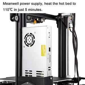Comgrow Creality Ender 3 Pro 3D Printer with Removable Build Surface Plate and UL Certified Power Supply 220x220x250mm