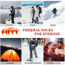 Load image into Gallery viewer, Women's Warm Thermal Socks, WXXM Thermal Winter Snow Ski Heavy Weight Heated Feet Warmers Socks for Women Outdoor Hiking Cold Weather 1 Pair Grey
