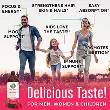 Load image into Gallery viewer, Multivitamin | Multivitamin for Women, Men &amp; Kids | Liquid Vitamins for Adults &amp; Kids | Immune Support Supplement | Energy Support | Beauty Booster | Vegan | Non-GMO | Gluten Free | 32 Servings
