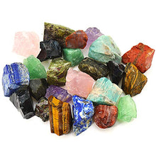 Load image into Gallery viewer, UU UNIHOM 3 lbs Bulk Rough Madagascar Stones Mix - Large 1" Natural Raw Stones Crystal for Tumbling, Cabbing, Fountain Rocks, Decoration,Polishing, Wire Wrapping, Wicca &amp; Reiki Crystal Healing

