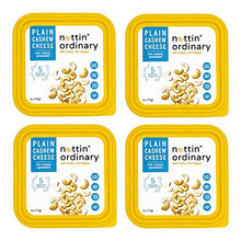 Load image into Gallery viewer, Nuttin Ordinary Plant-Based Cashew Cheese, Dairy-Free Cheese, Gluten-Free, Vegan Cheese (Plain) 4 Packs 6oz Each
