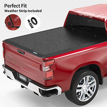 Load image into Gallery viewer, oEdRo Soft Tri-Fold Truck Bed Tonneau Cover Compatible with 2009-2023 Dodge Ram 1500 (Inclu. Classic &amp; New), Fleetside 5.6 Ft Bed w/o Ram Box
