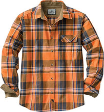 Load image into Gallery viewer, Legendary Whitetails Men's Standard Buck Camp Flannel Shirt, Canyon Plaid, Medium
