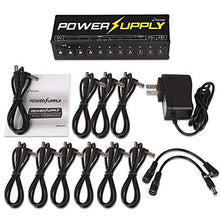 Load image into Gallery viewer, Donner DP-1 Guitar Power Supply 10 Isolated DC Output for 9V/12V/18V Effect Pedal
