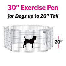 Load image into Gallery viewer, MidWest Homes for Pets Folding Metal Exercise Pen / Pet Playpen
