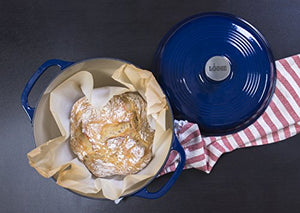 Lodge Enameled Dutch Oven, 6 Qt, Indigo