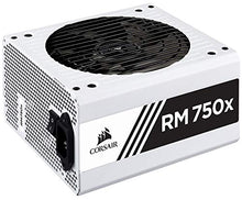 Load image into Gallery viewer, Corsair RMX White Series (2018), RM750x, 750 Watt, 80+ Gold Certified, Fully Modular Power Supply - White
