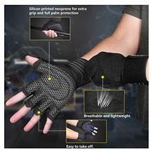 Load image into Gallery viewer, Updated 2020 Version Professional Ventilated Weight Lifting Gym Workout Gloves with Wrist Wrap Support for Men &amp; Women, Full Palm Protection, for Weightlifting, Training, Fitness, Hanging, Pull ups
