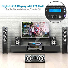 Load image into Gallery viewer, Pyle Bluetooth Hybrid Amplifier Receiver - Home Theater Pre-Amplifier with Wireless Streaming Ability, MP3/USB/SD/AUX/FM Radio (3000 Watt)
