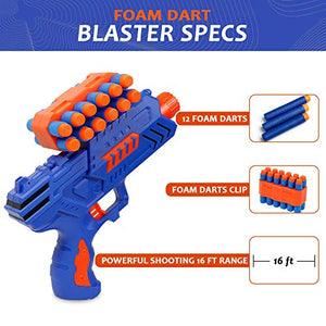 Digital Shooting Targets with Foam Dart Toy Shooting Blaster , 4 Targets Auto Reset Electronic Scoring Toys, Shooting Toys for Age of 5 6 7 8 9 10+ Years Old Kid Boys Girls, Compatible with Nerf Toys