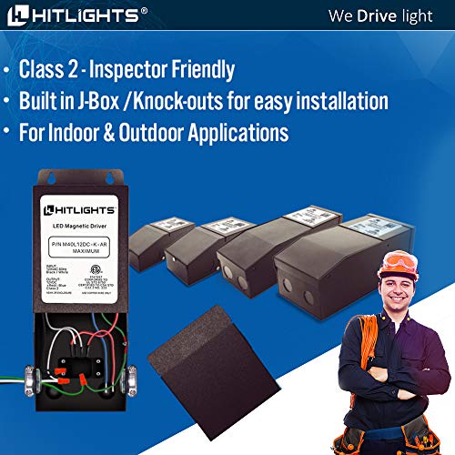 Load image into Gallery viewer, Magnitude Dimmable Driver, 60 Watt Magnetic LED Driver - 110V AC-12V DC Transformer. Made in the USA. Compatible with Leviton for LED Strip Lights, Constant Voltage LED Products