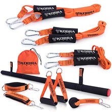Load image into Gallery viewer, Kobra Tech The Ultimate Full-Workout Band Set Resistance Bands | Exercise Bands as Workout Equipment for Home Workouts |for Safe Workouts with Your Personal sterile Workout Equipment

