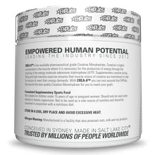 Load image into Gallery viewer, EHPlabs CREA-8 Creatine Monohydrate Powder - Creatine Powder for Building Lean Muscle Mass, Improves Strength &amp; Power, Supports Brain Health - 100 Servings (500g)
