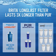 Load image into Gallery viewer, Brita Ultra Max with 1 Longlast Filter, Extra Large 18 Cup, Black &amp; 35557 Replacement Filters for Pitchers and Dispensers, 6 Count
