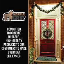 Load image into Gallery viewer, Gorilla Grip Original Durable Natural Rubber Door Mat, 29x17 Heavy Duty Pet and Dog Doormat, Indoor Outdoor, Waterproof Easy Clean, Low-Profile Mats for Entry Garage, High Traffic Areas, Stone Paws
