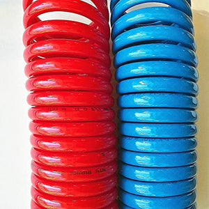 12 Ft. 3-in-1 Wrap + Coiled Air Brake Hoses Bundle