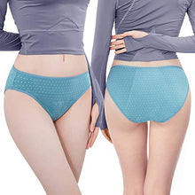 Load image into Gallery viewer, Neione Period Underwear Menstrual Postpartum Panties Absorbent Leakproof Underpants Women Supersoft Bikinis 3 Pack Cyrena M
