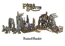 Load image into Gallery viewer, Pack Of 3 Ruined Hamlet Miniature Buildings

