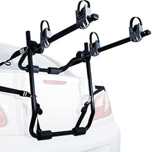 Load image into Gallery viewer, OxGord 2-Bike Rack Trunk Mount - Deluxe Bicycle Carrier for Most Sedans/Hatchbacks/Minivans and SUVs - Holds Two Cycles
