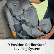Load image into Gallery viewer, Chicco OneFit ClearTex All-in-One Car Seat, Rear-Facing Seat for Infants 5-40 lbs, Forward-Facing Car Seat 25-65 lbs, Booster 40-100 lbs, Convertible Car Seat | Slate/Grey

