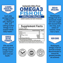 Load image into Gallery viewer, Fish Oil Omega 3 EPA &amp; DHA 2250 mg - Burpless Lemon Flavor Triple Strength Supplement - Immune &amp; Heart Support Fatty Acids Pills - Promotes Immunity, Joint, Eyes, Brain &amp; Skin Health - Non GMO 90 Ct

