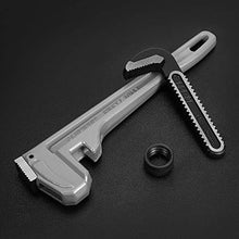 Load image into Gallery viewer, DURATECH 3-Piece Heavy Duty Aluminum Straight Pipe Wrench Set, 10", 14", 18"&amp;Offset 14" Heavy Duty Aluminum Pipe Wrench
