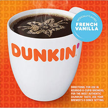 Load image into Gallery viewer, Dunkin' Donuts French Vanilla Flavored Coffee K-Cup, 10 ct
