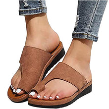 Load image into Gallery viewer, Women Bunion Correction Sandal Orthopedic Big Toe Correction Sandals Summer Beach Slippers Foot Correction for Joint Pain Relief - Orthopedic Sandals Toe Separation Shoes Flat Slipper*
