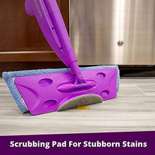Load image into Gallery viewer, Rejuvenate Click N Clean Multi-Surface Spray Mop System Complete Bundle Includes Free Click-On Pro Grade Grout Brush 1 x 32oz No-Bucket Floor Cleaner (bundle with 3 reusable microfiber pads)
