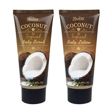 Load image into Gallery viewer, Spa Gift Basket and Bath Set with Refreshing Coconut Fragrance by Lovestee - Bath and Body Gift Set Includes Shower Gel Body Lotion Body Scrub Body Butter Bath Salt and Loofah Back Scrubber
