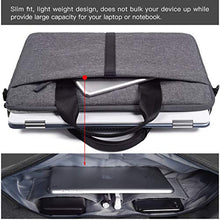 Load image into Gallery viewer, 15.6 Inch Laptop Sleeve Shoulder Bag Waterproof Briefcase Handbag for HP Envy X360/Pavilion 15.6, Acer Aspire/Chromebook 15, Dell Inspiron 15, Lenovo Yoga 730 15.6, ASUS MSI 15.6 Carrying Case, Gray
