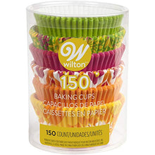 Load image into Gallery viewer, Wilton Floral Baking Cups, Standard, 150-Count, Neon
