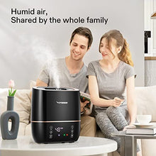 Load image into Gallery viewer, VIVOSUN 2-in-1 Warm and Cool Mist Humidifier, 5L Indoor Ultrasonic Air Humidifier with Essential Oil Tray for Bedrooms, Plants, Offices and Babies
