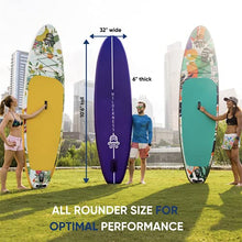Load image into Gallery viewer, Wilderness 10'6"x32"x 6" Premium Inflatable Stand Up Paddle Board | Australian Owned | 8 SUP Accessories, Easy Balance, Non-Slip Deck, Backpack, Paddle, Leash and Pump
