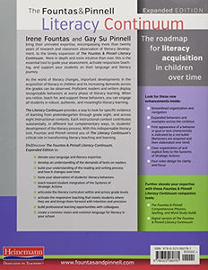 The Fountas & Pinnell Literacy Continuum, Expanded Edition: A Tool for Assessment, Planning, and Teaching, PreK-8