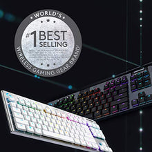 Load image into Gallery viewer, Logitech G915 TKL Tenkeyless Lightspeed Wireless RGB Mechanical Gaming Keyboard, Low Profile Switch Options, LIGHTSYNC RGB, Advanced Wireless and Bluetooth Support - Clicky, Black
