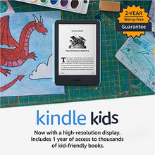 Load image into Gallery viewer, All-new Kindle Kids (2022 release) – Includes access to thousands of books, a cover, and a 2-year worry-free guarantee - Space Whale
