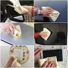 Load image into Gallery viewer, Autocare Natural Chamois Vehicle Cleaning Accessories,Leather Chamois Cloth Natural Shammy Drying Towel Dryer for Car Wash Care,Super Absorbent,2 Available Sizes(18x30inch&amp;24x35inch,2 Pack)

