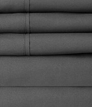 Load image into Gallery viewer, Sweet Home Collection Queen Sheets-6 Piece 1500 Thread Count Fine Brushed Microfiber Deep Pocket Set-EXTRA PILLOW CASES, VALUE, Gray
