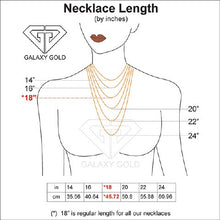 Load image into Gallery viewer, Galaxy Gold 14k 18" Yellow Gold Natural Emeralds Drop Pendant Necklace
