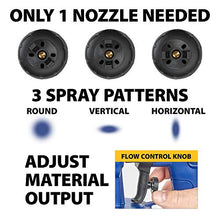 Load image into Gallery viewer, HomeRight C800766, C900076 HomeRight Finish Max Paint Sprayer HVLP Electric Spray Gun, 1 Nozzle Sprays All, Superior Brass Spray Tip, 3 Spray Patterns
