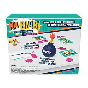 Ka-Blab! Family Game for Kids and Adults, Party Board Games, from The Makers of Party Games Like Scattergories, 2-6 Players, Ages 10+
