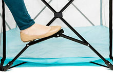 Load image into Gallery viewer, Regalo My Play Deluxe Portable Play Yard Indoor and Outdoor, Bonus Kit, Includes a Full Canopy, Washable, Aqua, 6-Panel
