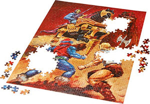 Masters of The Universe Mattel Jigsaw Puzzle with 500 Interlocking Pieces & Mini-Poster Featuring He-Man & Skeletor, Gift for Collectors & Kids Ages 8 Years Old & Up
